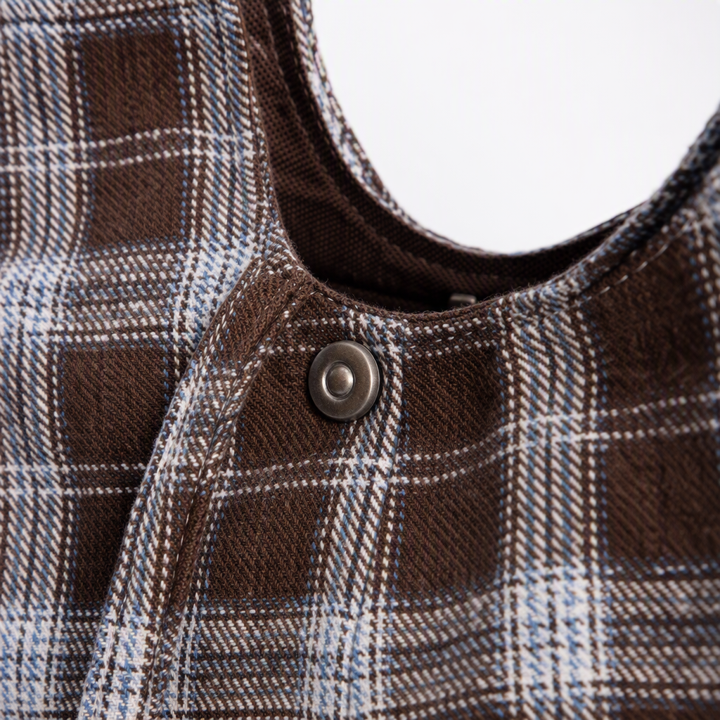 Moda tartan lona mujer bolsa diagonal span versátil casual bolso bolso simple tendencia 2025 Application Scenario