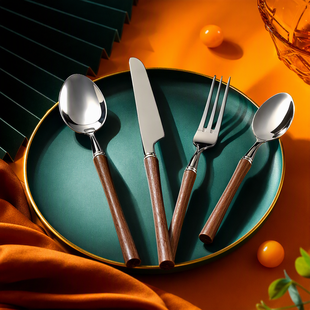 مجموعة من أدوات المأكولات المصنوعة من الفولاذ المقاوم للصدأ ذات الجودة العالية Specification image