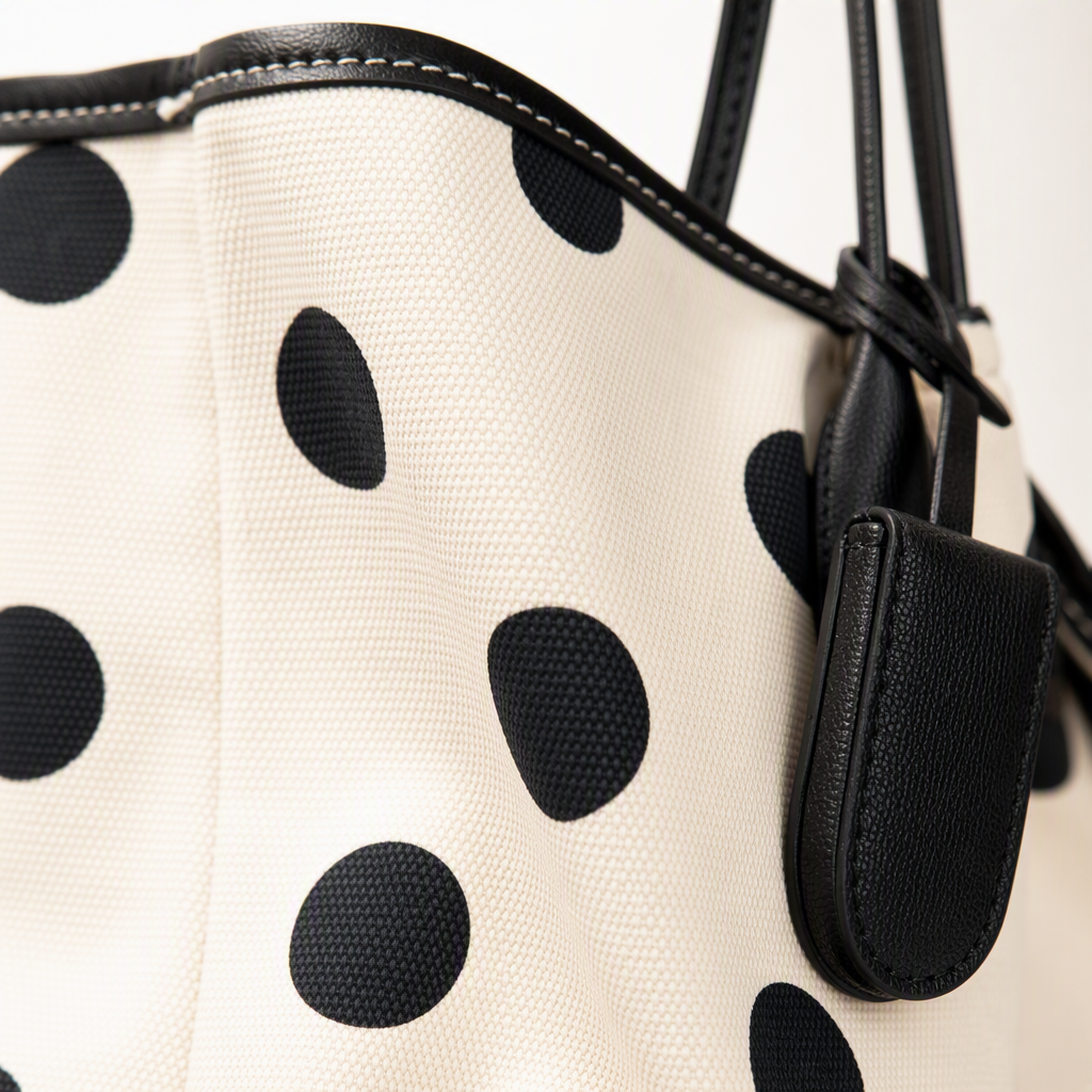 Punto de onda tote bolso mano bl hombro casual versátil gran capacidad tendencia mujer bolso simple moda bolsa de compras Application Scenario