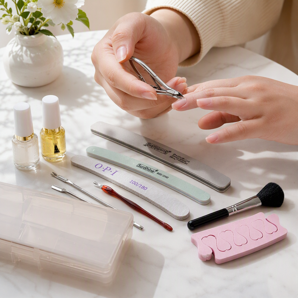 Kit de herramientas de uñas multifunción manicura manicura manicura estilo manicura belleza kit de herramientas combo profesional productos de cuidado de manos details Picture