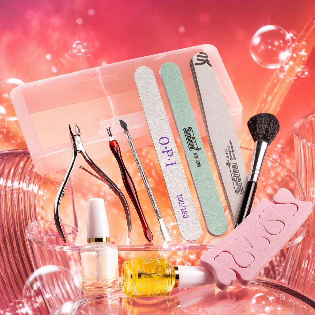 Kit de herramientas de uñas multifunción manicura manicura manicura estilo manicura belleza kit de herramientas combo profesional productos de cuidado de manos Specification image