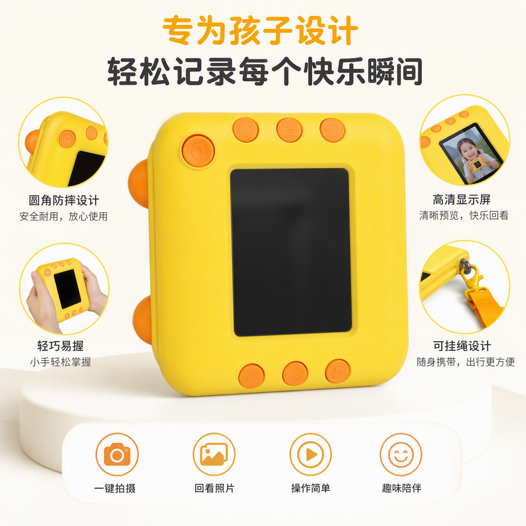 趣味儿童相机彩色拍照玩具便携创意摄影玩具礼物适合幼儿