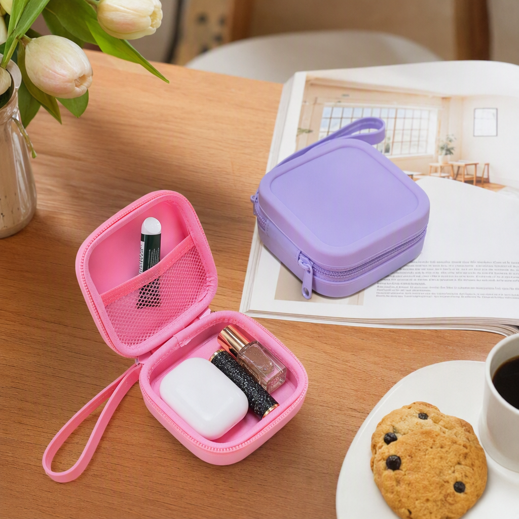 彩色硅胶小方包产品图