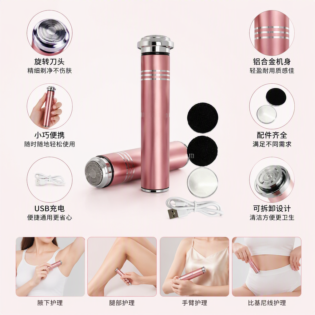 多功能家用磨脚器足部角质修复足疗按摩去死皮便携型护理工具产品图