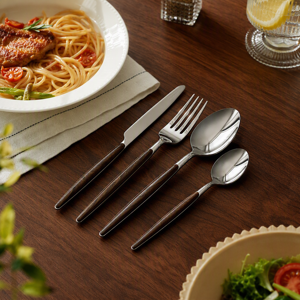 Многофункциональный набор столовых приборов, нож и ложка для вилки, смешанная с портативной кухонной утваркой Item Picture