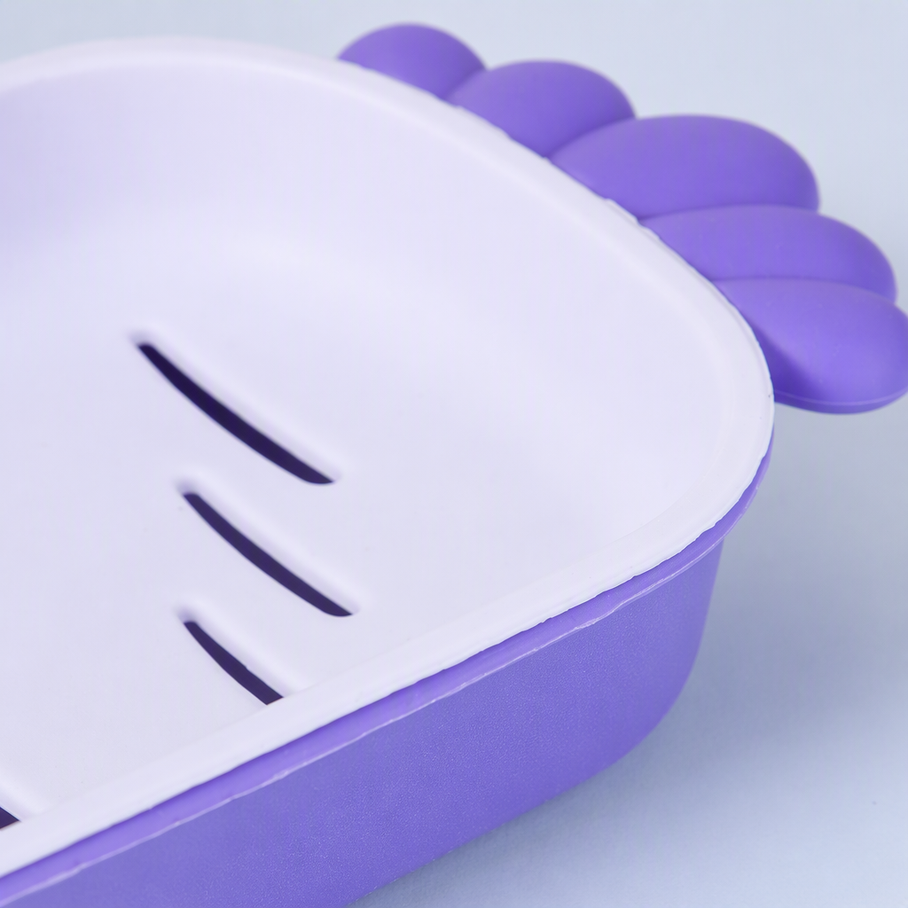 Púrpura zanahoria forma jabón caja de almacenamiento creativo lindo hogar accesorios de baño contenedor de almacenamiento embalaje de regalo Application Scenario