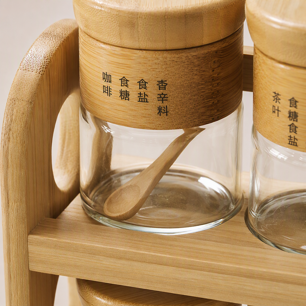 多功能厨房调味盒调料瓶收纳整理容器家用调味料储存用品整洁方便