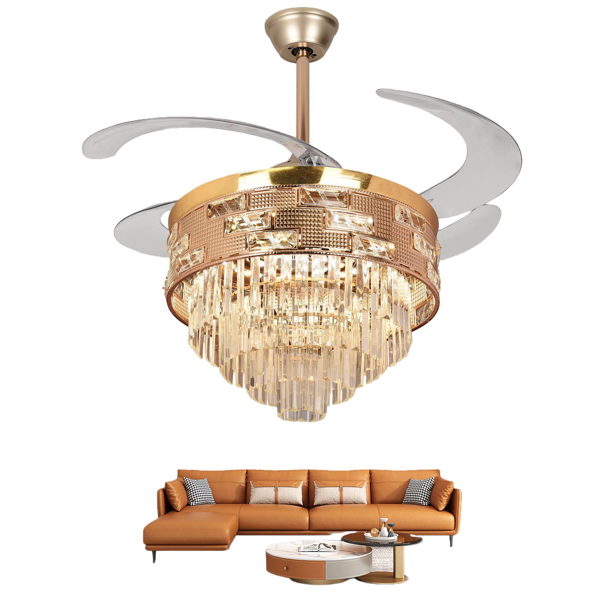 Modern and simple household chandeliers, creative lighting fixtures for living rooms, dining rooms and bedrooms, and warm atmosphere lights