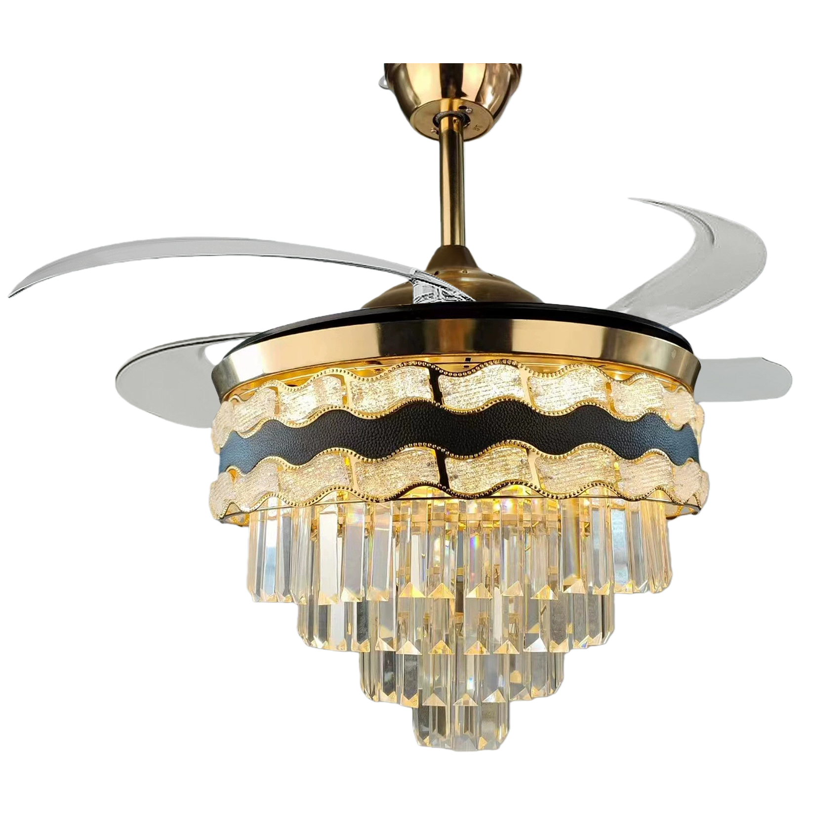 Modern and simple fan lamps, chandeliers, living room, bedroom and dining room lighting fixtures, creative lighting decoration design