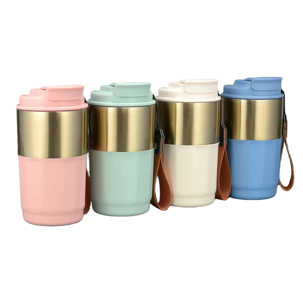 كوب قهوة محمولة من الفولاذ غير القابل للصدأ محشو في الهواء الطلق بسعة حرارة تبلغ 350 مليمتر Item Picture