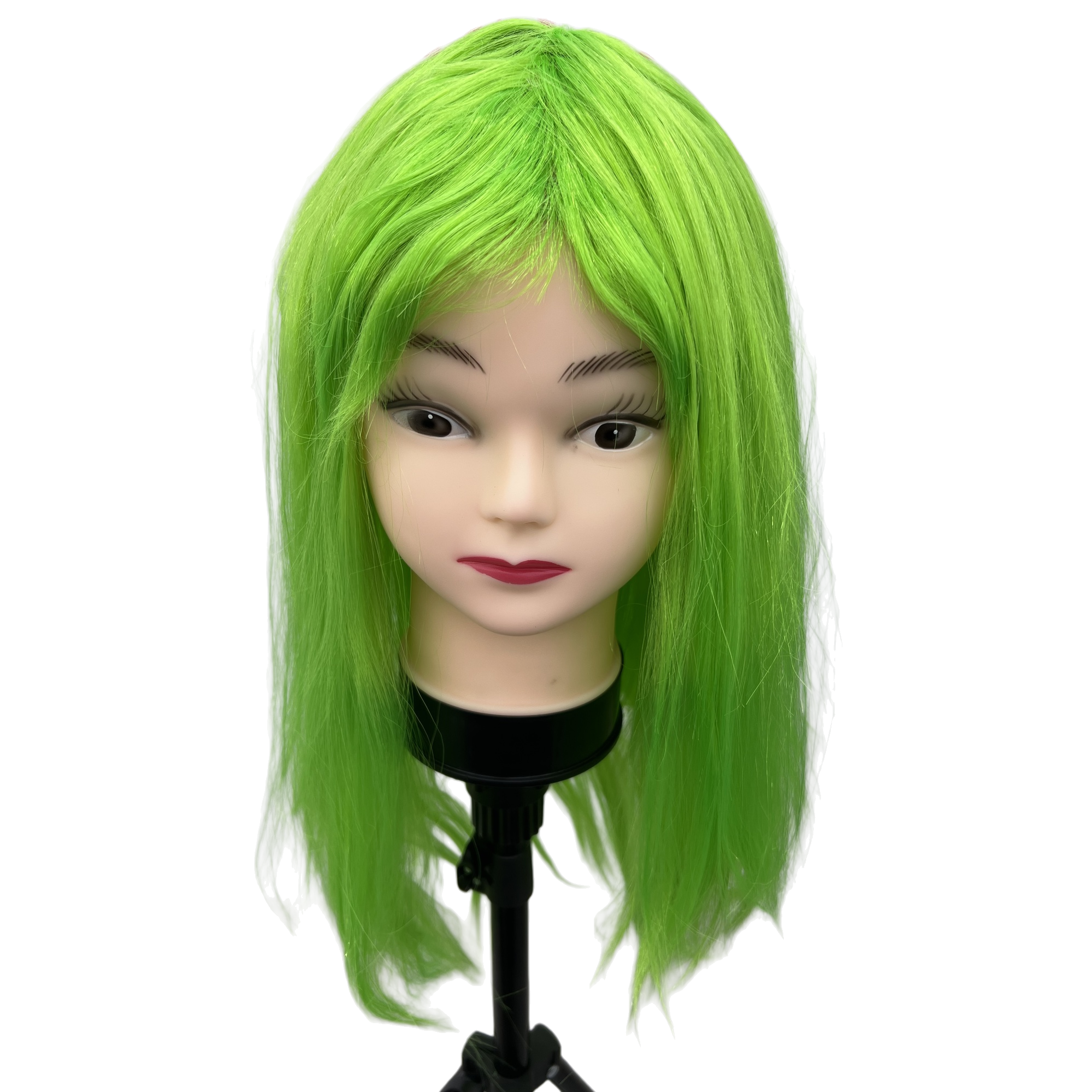 لعب الأطفال على شكل دمى الشعر المستعار الخضراء، يلعبوا كأجزاء مضحكة ومبتكرة Item Picture