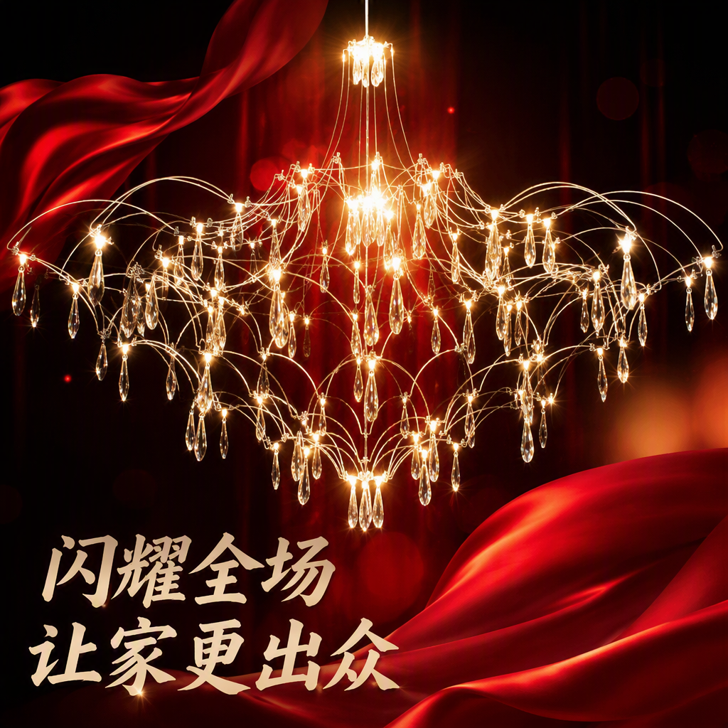 Modern and simple household chandeliers, creative lighting fixtures for living rooms, dining rooms and bedrooms, creating a warm and cozy atmosphere Item Picture