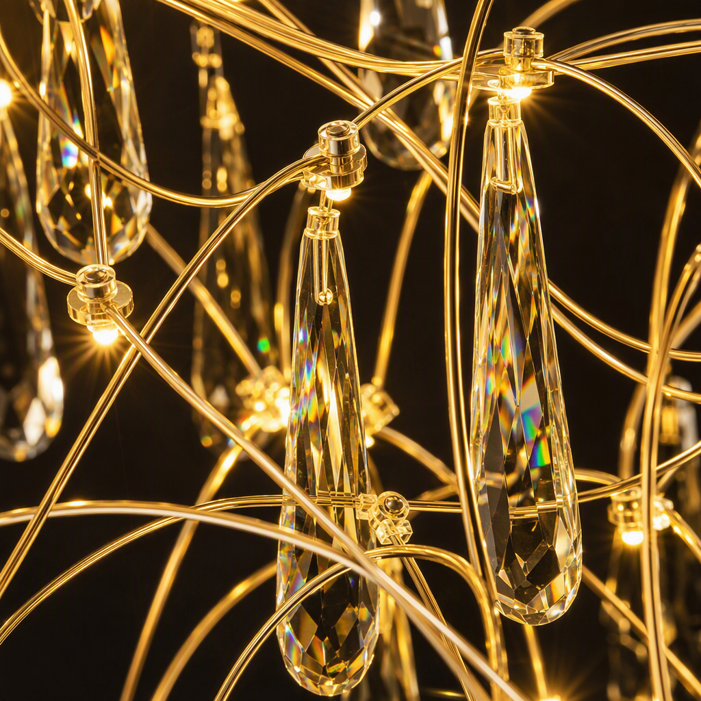 Modern and simple household chandeliers, creative lighting fixtures for living rooms, dining rooms and bedrooms, creating a warm and cozy atmosphere Application Scenario