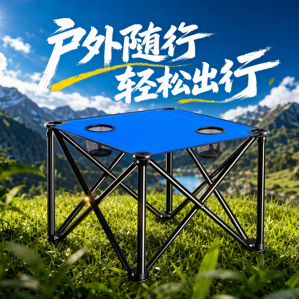 The multi-functional folding table is a simple home and office dining table, portable and convenient. It is a multi-purpose furniture with easy storage details Picture