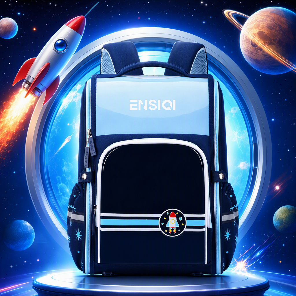 حقائب مدرسية للأطفال في الفضاء الأزرق، وحقائب مدرسية متعددة الأغراض مضادة للماء Specification image