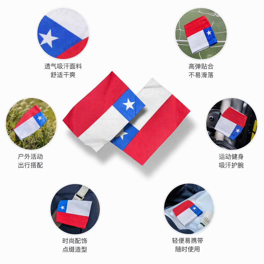 Turbante con bandera de dos estrellas Turbante con bandera de dos estrellas
