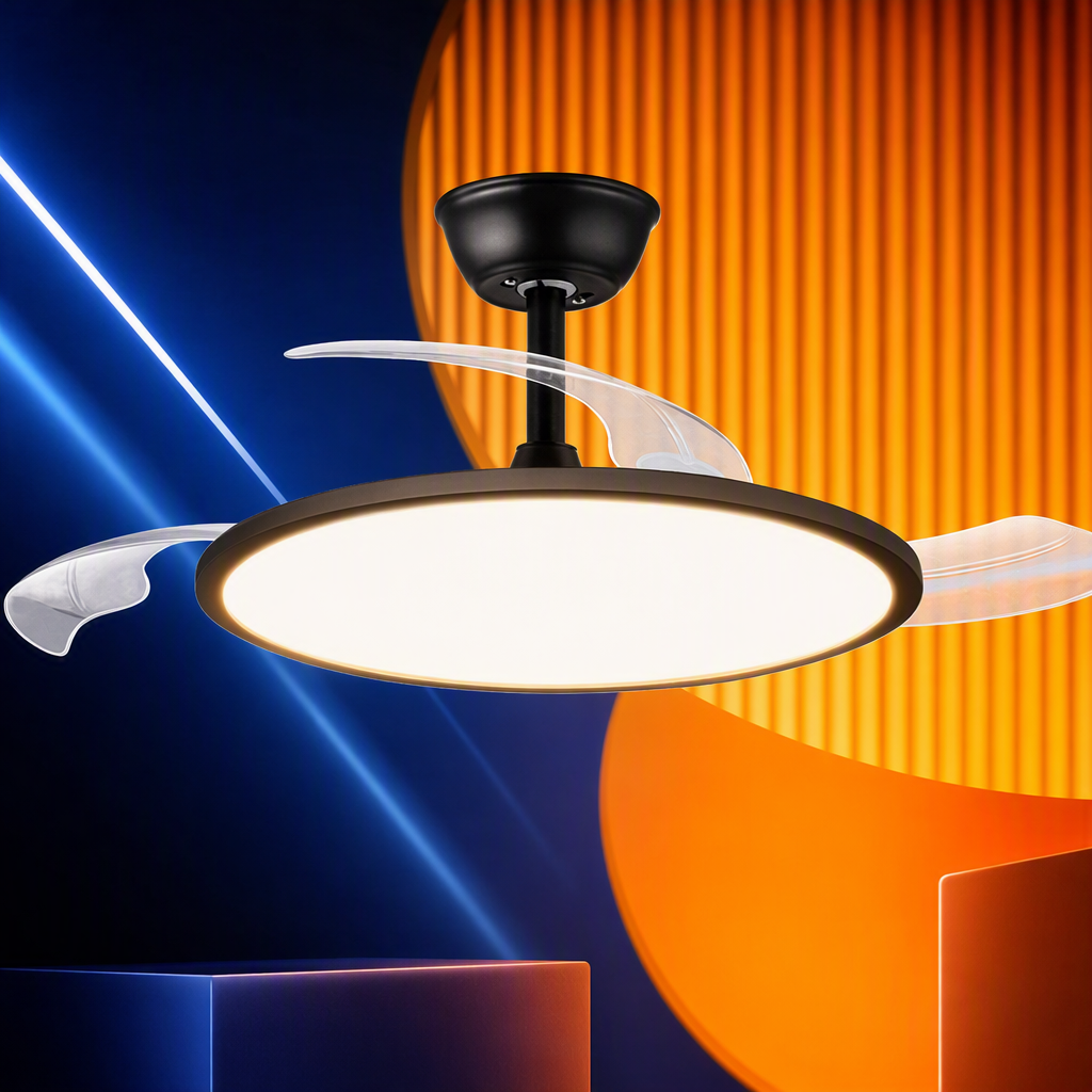 Two-season multi-functional ceiling fan with silent remote control for home air circulation, suitable for both summer and autumn, energy-saving and noise-reducing details Picture