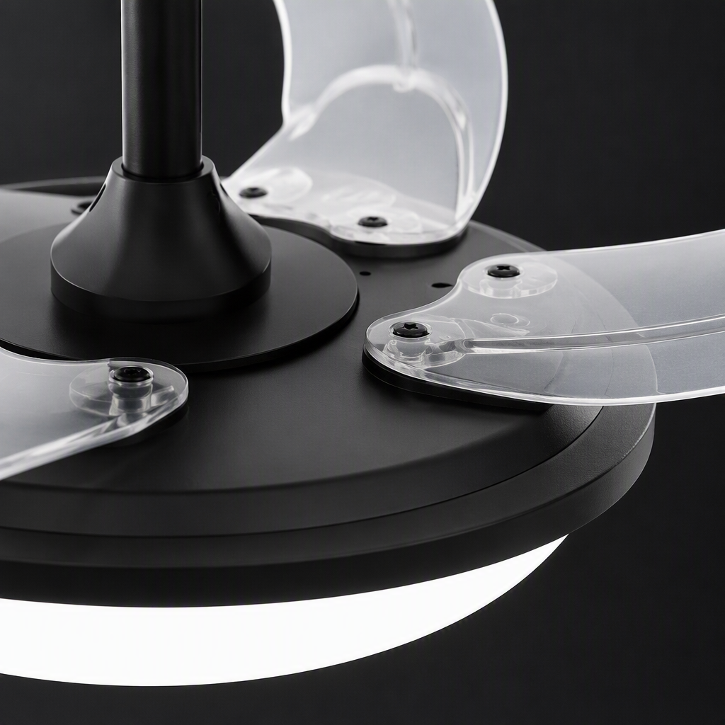 Two-season multi-functional ceiling fan with silent remote control for home air circulation, suitable for both summer and autumn, energy-saving and noise-reducing