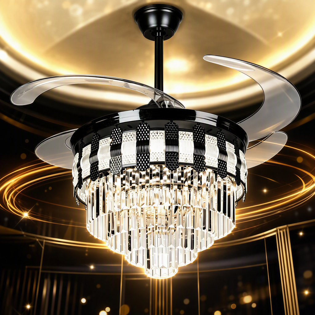 Modern and simple fan lamps, ceiling lighting fixtures, creative lighting and decorative lighting fixtures for living rooms, bedrooms and dining rooms