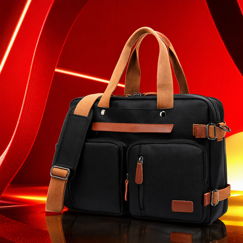 حقائب يد سوداء ذات حقائب مزدوجة Specification image