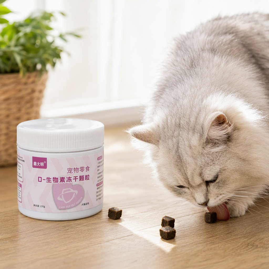 Pet dogs and cats, beautiful fur care, good palatability, D-food freeze-dried after cooking details Picture