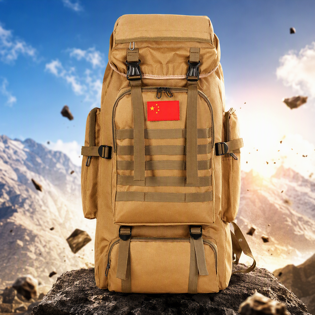 Multifuncional resistente al desgaste khaki mochila táctica al aire libre viaje mochila de montaña mochila deportiva hombre bolsa de ocio Specification image