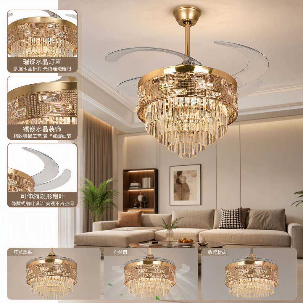 Modern and simple household chandeliers, creative lighting fixtures for living rooms, dining rooms and bedrooms, and warm atmosphere lights details Picture
