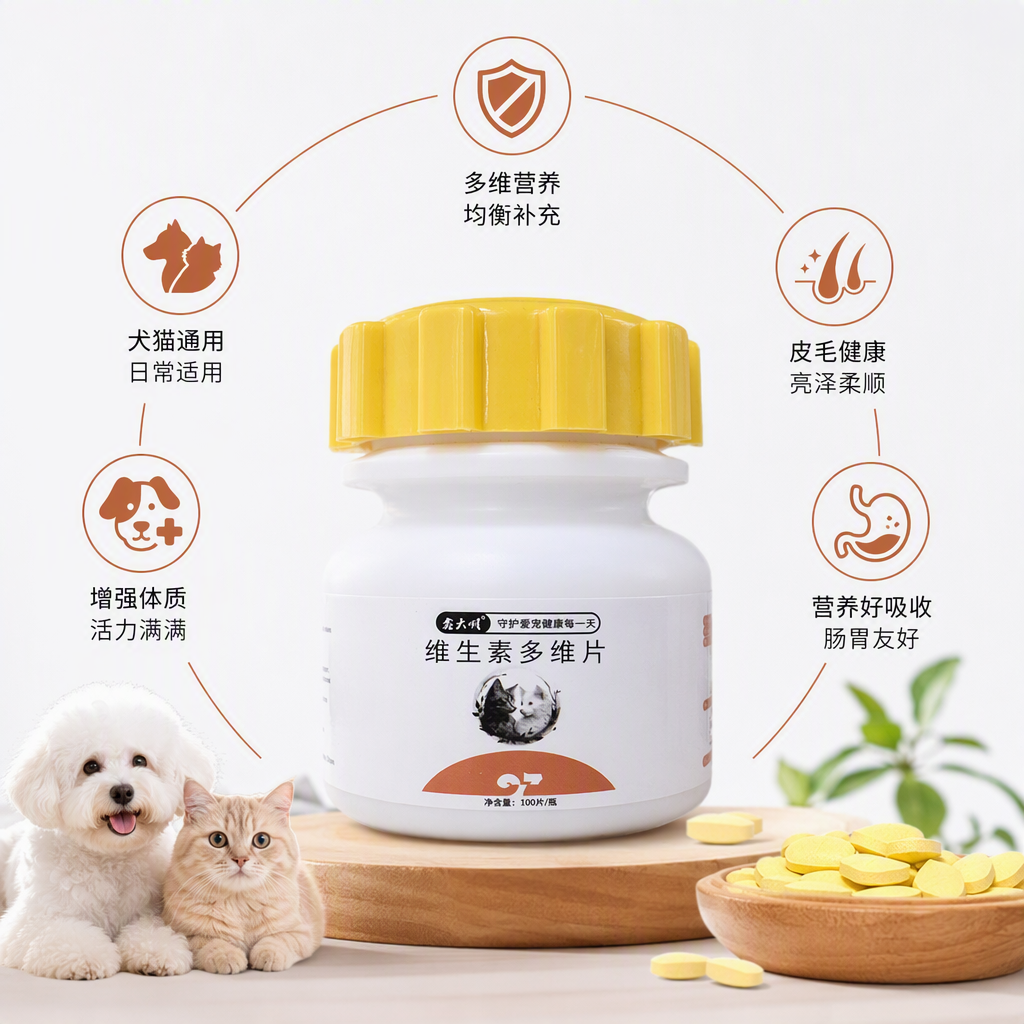 Comprehensive nutritional supplements for kittens and puppies to enhance immunity and maintain health