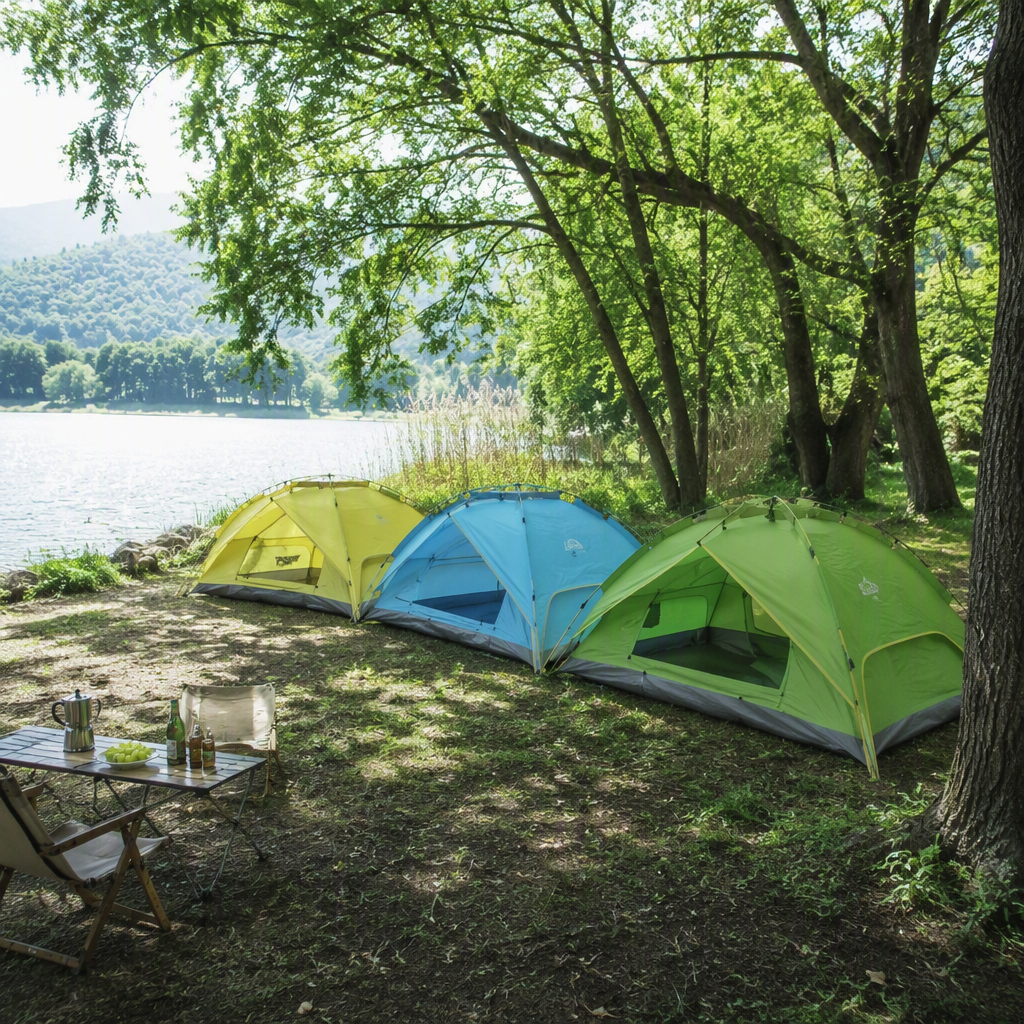 The multi-functional mountain camping tent canopy outdoor sunshade and rainproof tent accessory set is lightweight and durable details Picture