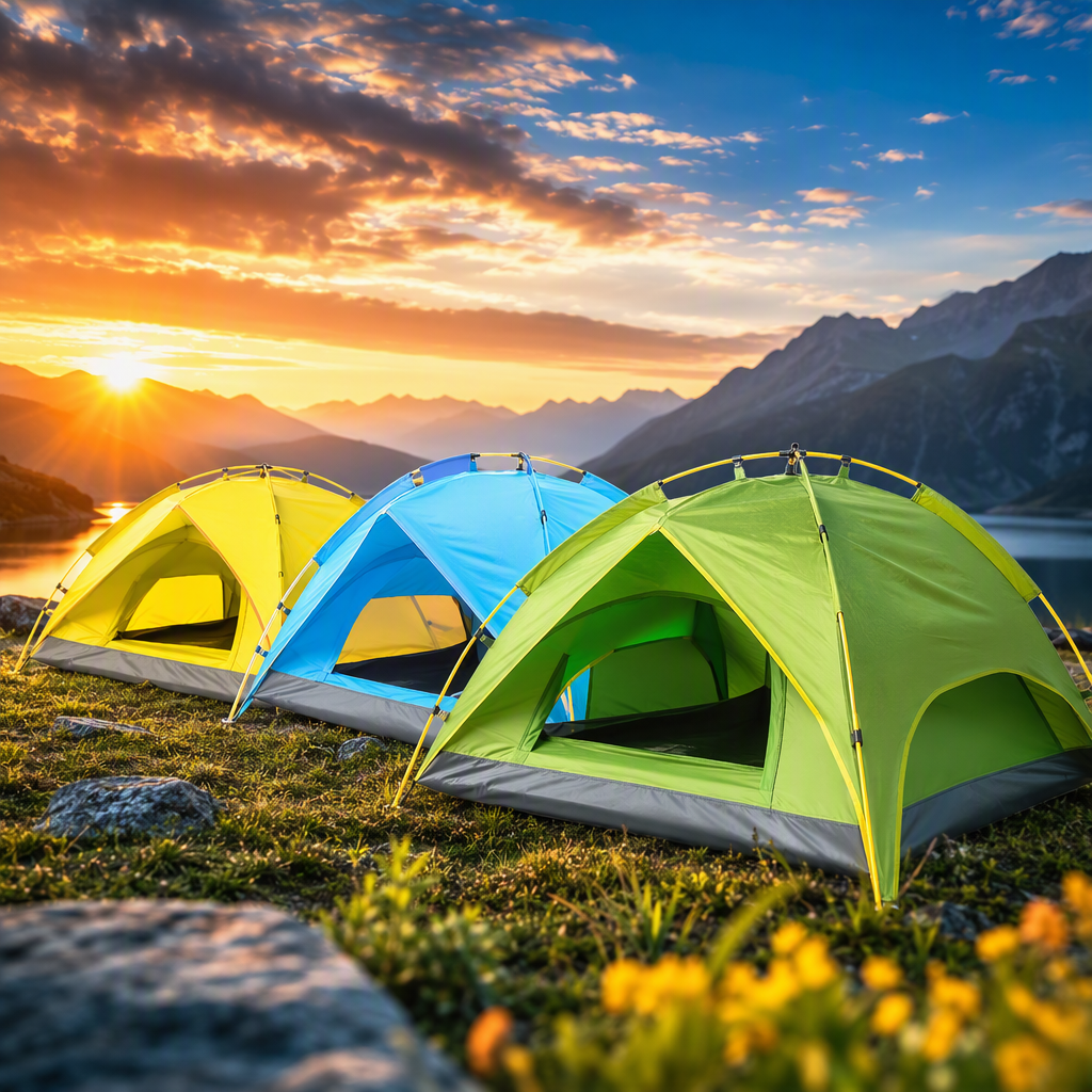 The multi-functional mountain camping tent canopy outdoor sunshade and rainproof tent accessory set is lightweight and durable