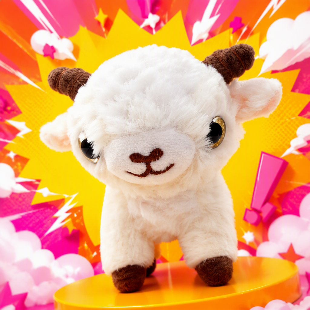 Cute plush doll, plush pillow, children's toy, soft and adorable doll gift collection details Picture