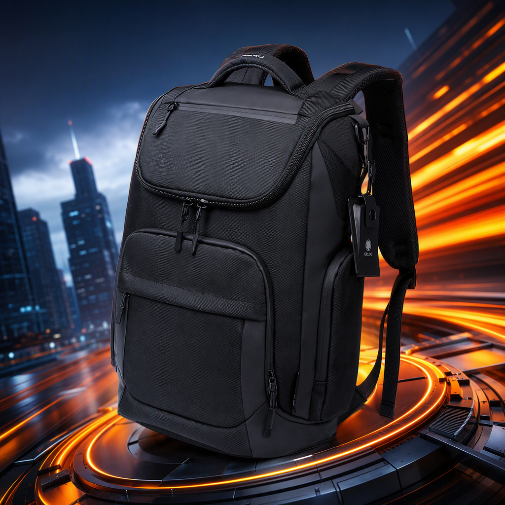 أزياء ذات حقائب سوداء ذات حقائب مزدوجة Specification image