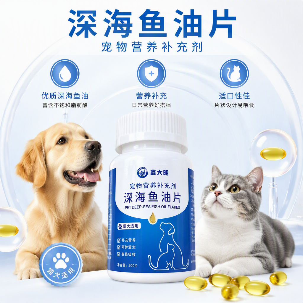 Mascotas gatitos cachorros peces de mar profundo tabletas de aceite suplementos nutricionales vitaminas de salud cápsulas blandas