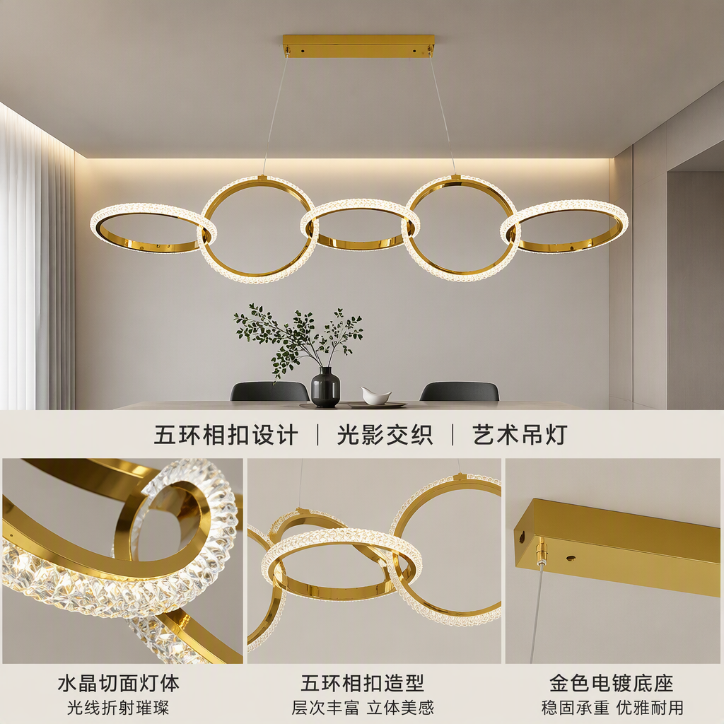 Simple and modern household chandeliers, creative lighting fixtures for living rooms, dining rooms and bedrooms, energy-saving led chandeliers, decorative lighting fixtures