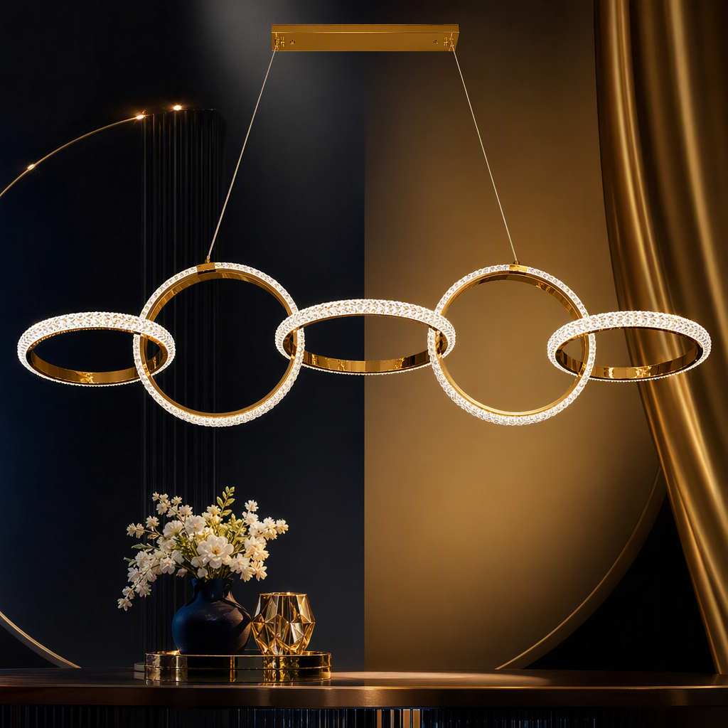 Simple and modern household chandeliers, creative lighting fixtures for living rooms, dining rooms and bedrooms, energy-saving led chandeliers, decorative lighting fixtures Item Picture