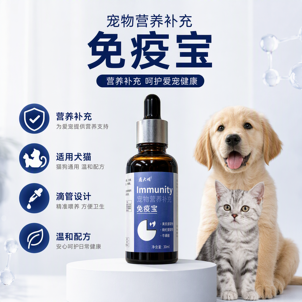 Pet cachorros suplemento nutricional gotero diseño suave fórmula suplemento