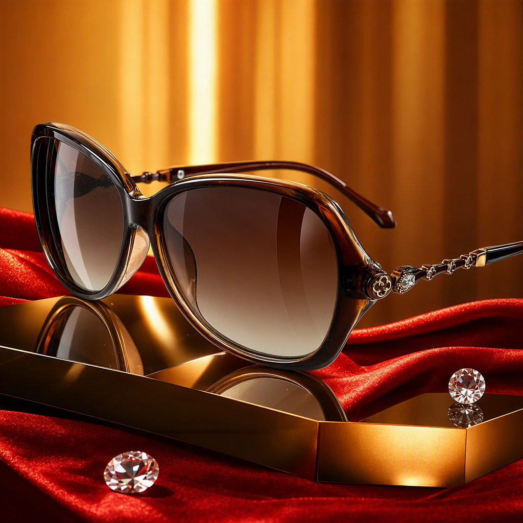 Fashionable and retro brown tortoiseshell pattern polarized sunglasses, unisex UV protection sunglasses, a trendy style Specification image