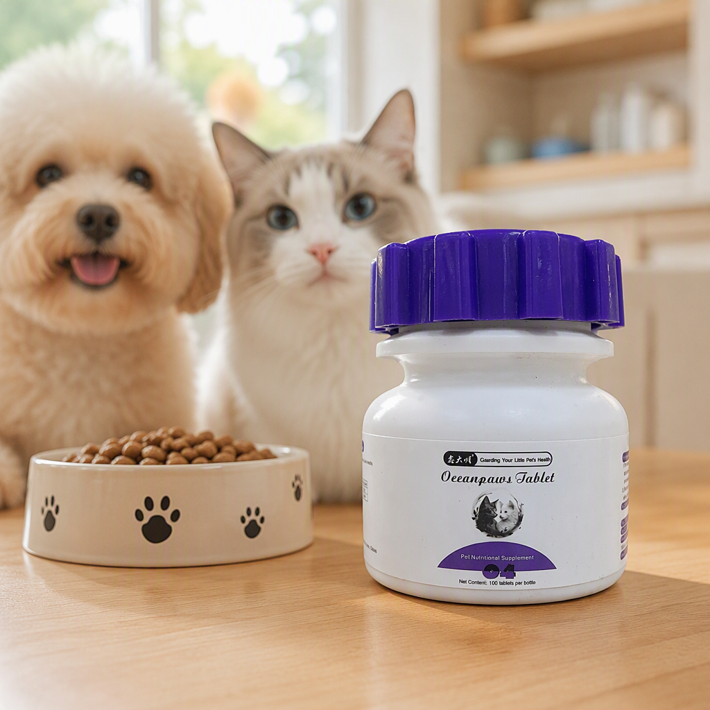 Pet Cat and Dog Health Care, Shiny Fur Care and Nutrition Capsules details Picture