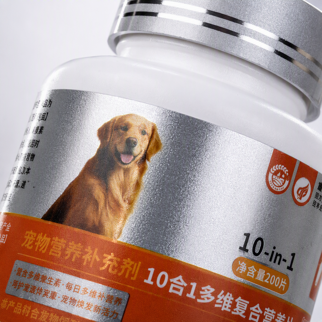 Pet multi-dimensional compound nutrition Tablets: Shiny fur, multi-dimensional nutrition, full of vitality. Pet nutrition supplement Application Scenario