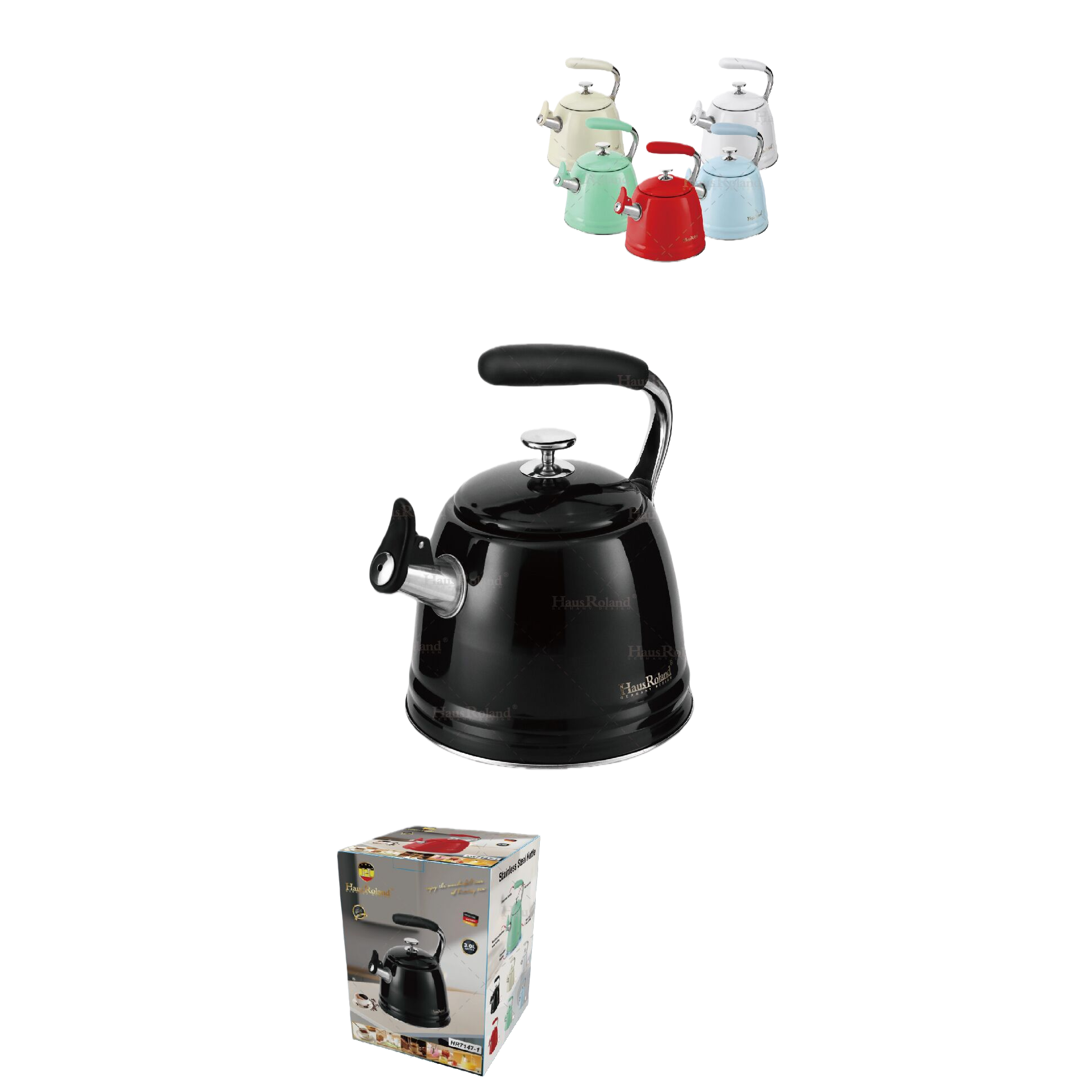 Hr7147-1haus Roland daily Necessities 3L Stainless steel sounding kettle, large-capacity boiling kettle, gas induction cooker, universal household kitchen boiling kettle Application Scenario