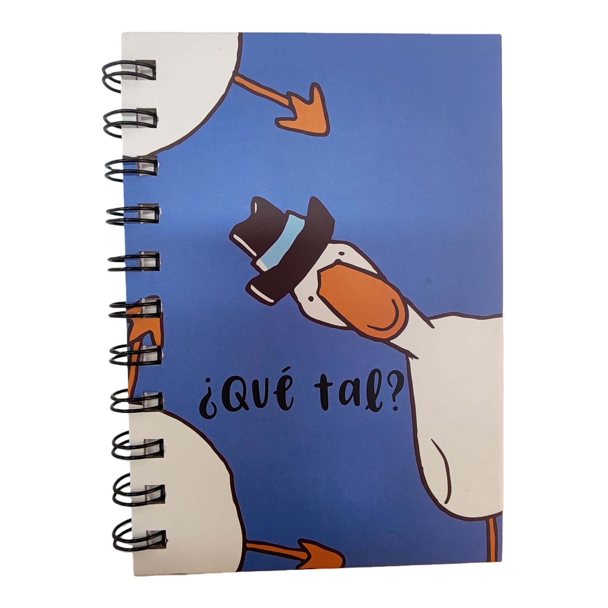 Donghu Paper Products A6 Blue Background Gentleman Duck Coil Ben Klein Cartoon Notebook Item Picture