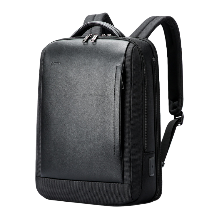 Fashionable and versatile large-capacity backpack for men and women, casual, sports and travel, black backpack, student schoolbag, trendy style Item Picture