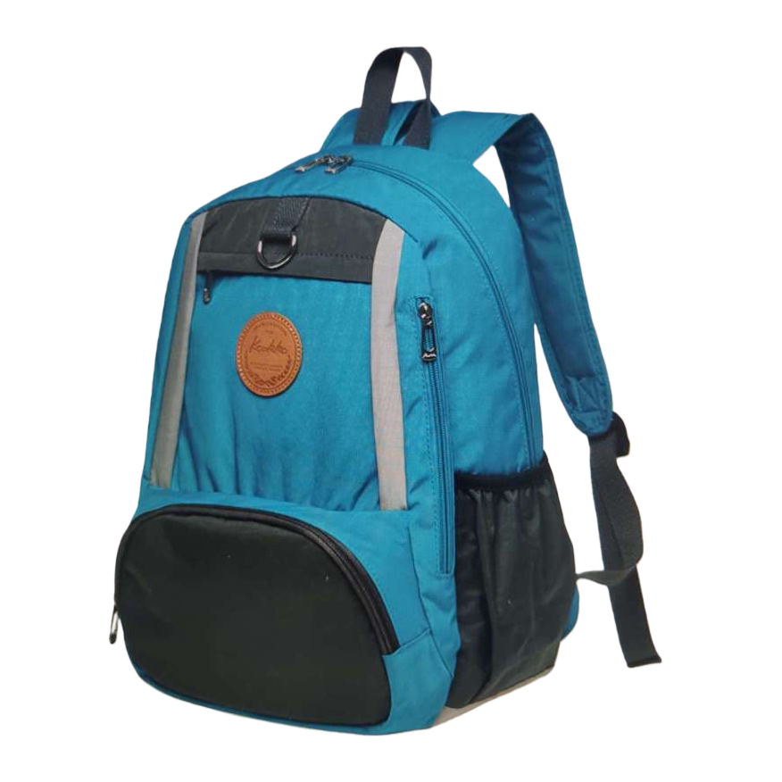 Moda casual mochila impermeable de gran capacidad mochila de estudiante mochila azul tendencia mochila deportiva versátil Item Picture