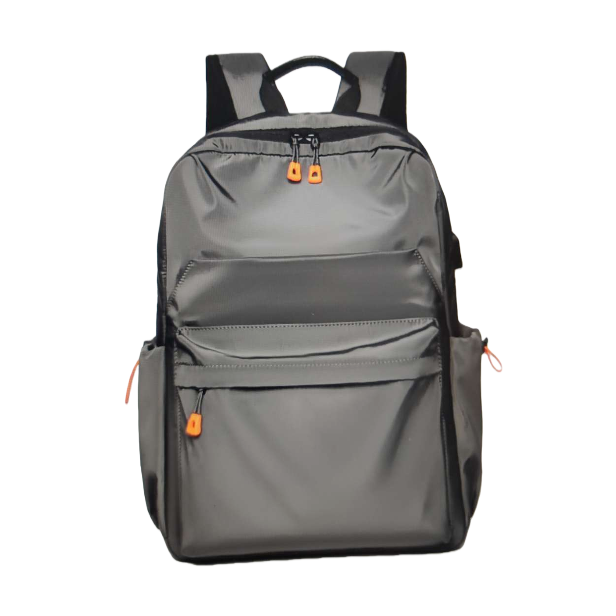 Moda versátil gris mochila mochila casual de gran capacidad mochila de estudiante unisex estilo de tendencia Item Picture