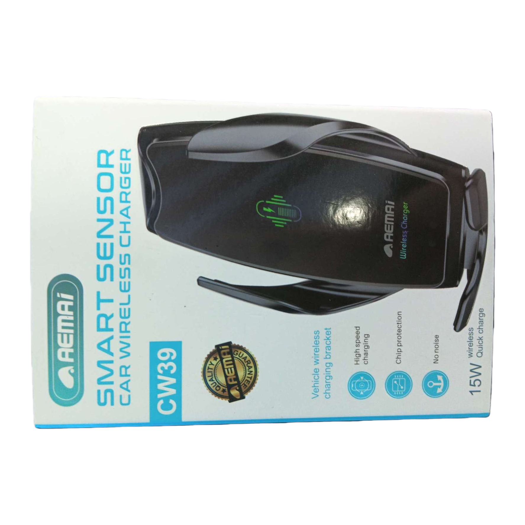 Black car wireless charger, fast charging, multi-functional car mobile phone charger, portable car supplies compatible with Android and Apple Application Scenario