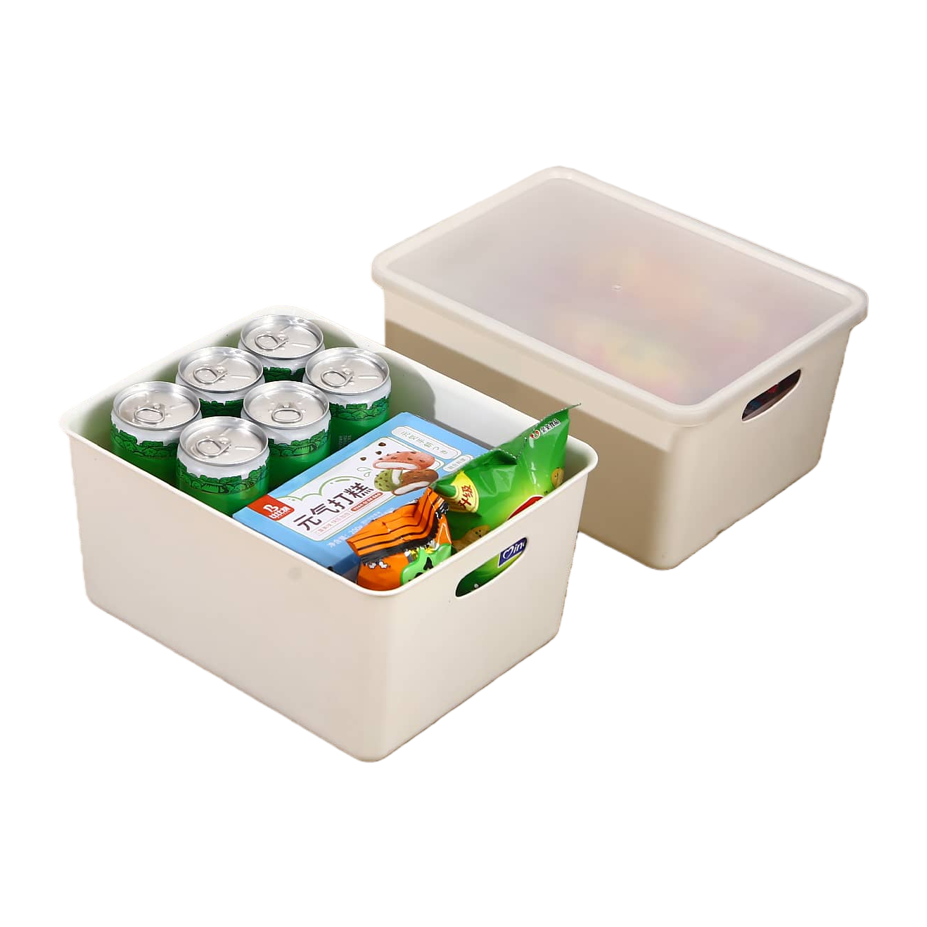 【CL】26Q3#712 Multi-functional rattle-like woven hand-held storage basket, household storage basket, bamboo storage basket, organizing basket Application Scenario