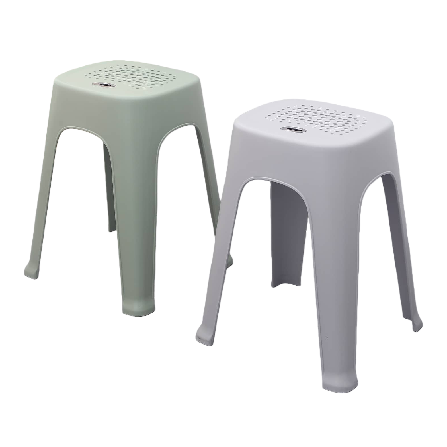 【CL】 26Q3#975 Multi-color plastic Table and Chair set, light green and gray solid wood low stool, Cyclone soft package multi-functional leisure chair Application Scenario
