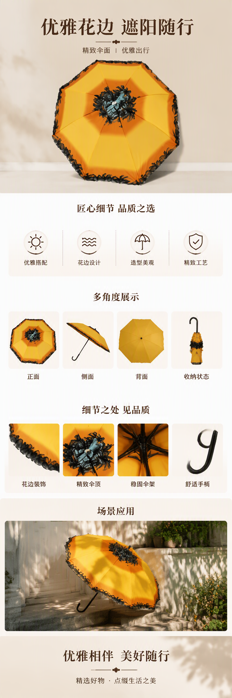 多功能防风遮阳雨伞便携防雨防晒耐用晴雨两用伞学生成人款详情1