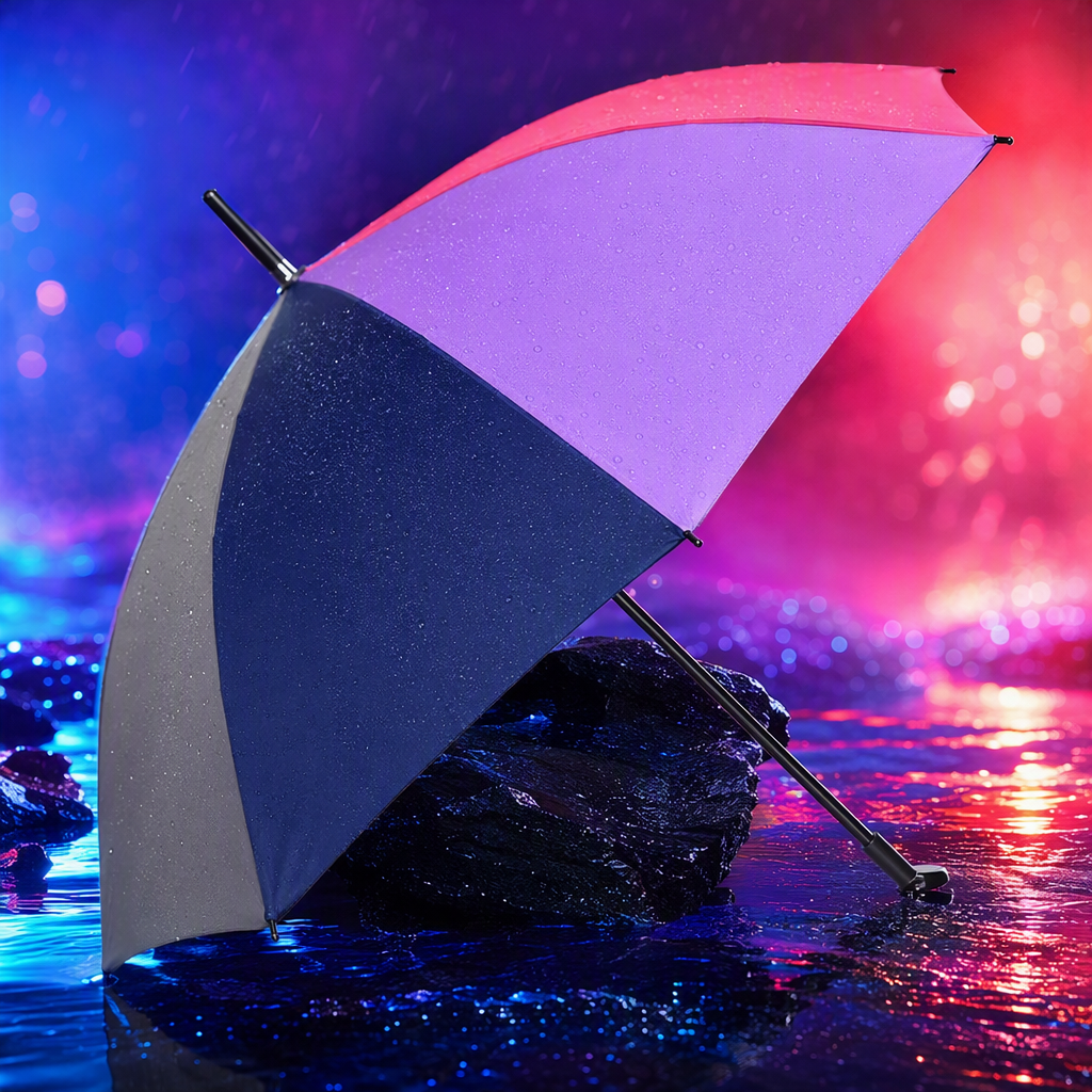 Paraguas de sombra colorida a prueba de viento ligero y duradero soleado y lluvia de doble uso a prueba de lluvia y protección solar paraguas plegable portátil Specification image
