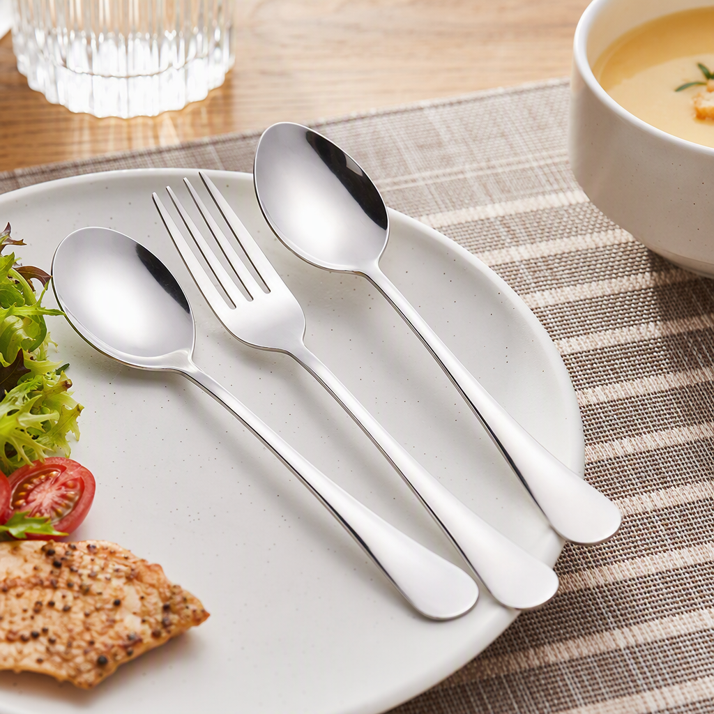 Conjunto de cubiertos multifunción acero inoxidable cuchillo tenedor cuchara combinación hogar portátil restaurante restaurante restaurante suministros de comida Specification image
